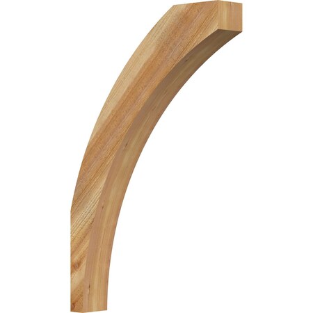 Ekena Millwork 4"W x 22"D x 34"H Thorton Rough Sawn Knee Brace, Western Red Cedar BRC04X22X34THR00RWR